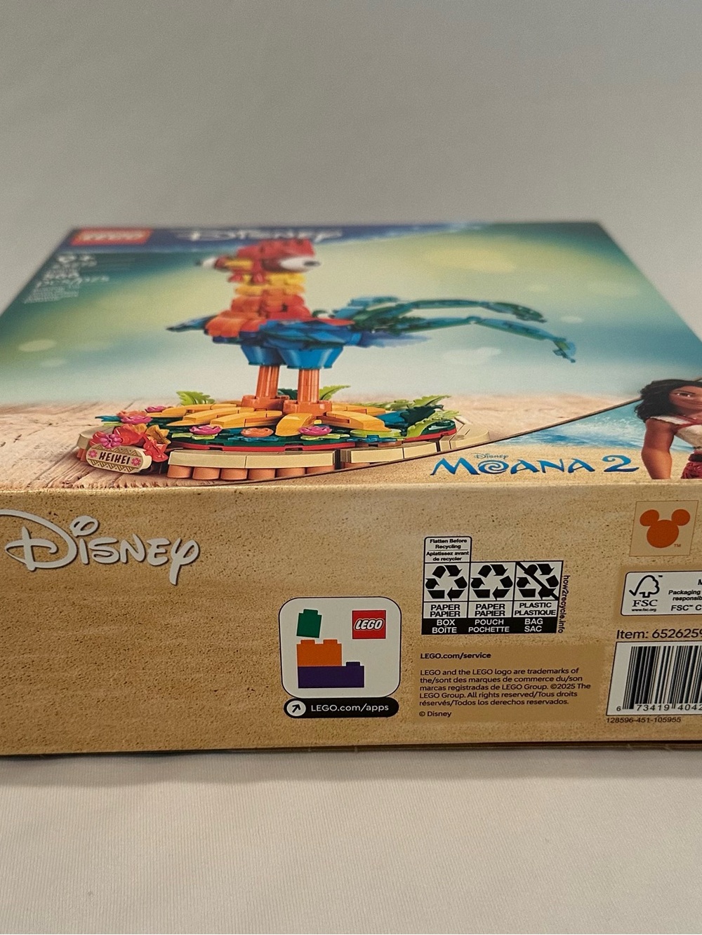 Lego Disney Heihei Buildable Figure - Red, Orange, Yellow, Blue, Green - Picture 5 of 5